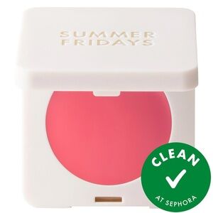 Summer Fridays Blush Butter Balm Cream Blush in shade “Pink Sunset”
